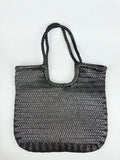 Italy Cowhide Leather Summer Woven Bag, Woven Triple Jump Bamboo Style HandBag, Beach Bag, Basket Bag, Hobo Leather Bag, Gift For Her