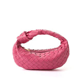 Lambskin Knotted Intrecciato Leather Handbag(3 Sizes), Handcrafted Premium Quality Genuine Leather Handbag, Daily Fashion Lady Tote Bag, Designer Bag