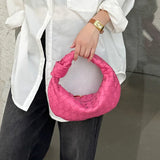 Lambskin Knotted Intrecciato Leather Handbag(3 Sizes), Handcrafted Premium Quality Genuine Leather Handbag, Daily Fashion Lady Tote Bag, Designer Bag