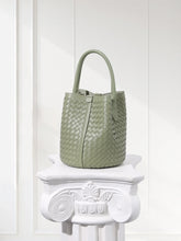 Lambskin Leather Bucket Bag Handwoven, Small Shoulder Bag, Woven Purse Women Classic bag Crossbody Designer Bag, Birthday Gift For Her