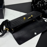 Lambskin Leather Knotted Intrecciato Evening Handbag | Woven Shoulder With Metal Buckle, Daily Fashion Designer Bag