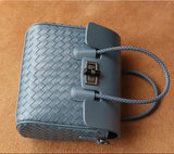 Lambskin Leather Shoulder Bag Handwoven, Small Designer Bag, Woven Purse Women Classic bag Crossbody Luxury Bag, Birthday Gift For Her