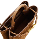 Lambskin Suede Leather Knotted Intrecciato Shoulder Bag | Woven Handbag With Metal Buckle, Daily Fashion Designer Bag, Woven Shoulder Purse