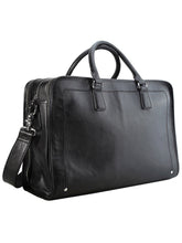 Large Cowhide Leather 17" Business Briefcase | Travel Messenger & Laptop Bag