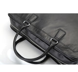 Large Cowhide Leather 17" Business Briefcase | Travel Messenger & Laptop Bag