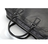 Large Cowhide Leather 17" Business Briefcase | Travel Messenger & Laptop Bag