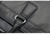 Large Cowhide Leather 17" Business Briefcase | Travel Messenger & Laptop Bag