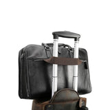 Large Cowhide Leather 17" Business Briefcase | Travel Messenger & Laptop Bag