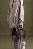 Large Genuine Leather Women's Crossbody Bag | Versatile Commuter Tote Bag | Luxury Designer Bag