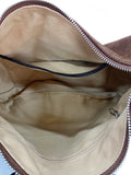 Large Suede Crossbody Purse, Black Suede Slouchy Bag & Crescent Hobo for Women