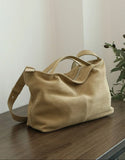 Large Suede Hobo Bag for Women | Slouchy Autumn/Winter Shoulder Bag & Crossbody
