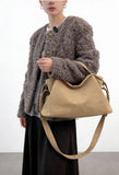 Large Suede Hobo Bag for Women | Slouchy Autumn/Winter Shoulder Bag & Crossbody