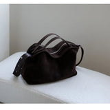 Large Suede Hobo Bag for Women | Slouchy Autumn/Winter Shoulder Bag & Crossbody