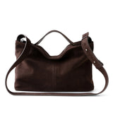 Large Suede Hobo Bag for Women | Slouchy Autumn/Winter Shoulder Bag & Crossbody