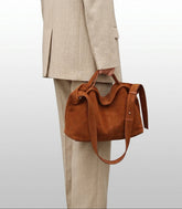 Large Suede Hobo Bag for Women | Slouchy Autumn/Winter Shoulder Bag & Crossbody