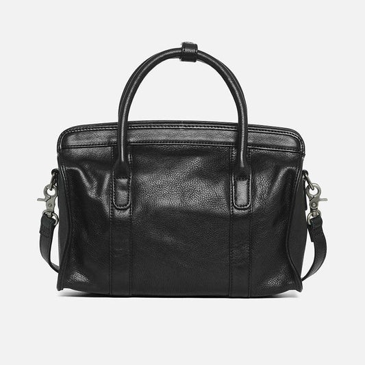 Leather Boston Bag Handmade Leather Shoulder Bag, 5 Colours Leather Handbag, Woman's Brown, Red, or Black, Coffee, Green Leather Bag