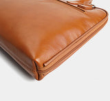 Leather briefcase women - Leather laptop bag women - 14 inch laptop bag - Office bag women - Slim leather briefcase - Convertible laptop bag - Image 5