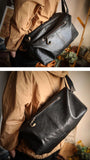 Lightweight Men's Soft Full-Grain Leather Travel Bag, Handmade Durable Cowhide Crossbody, Large Gym Bag, Weekender & Laptop Shoulder Bag