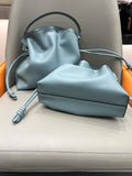 Luxurious Minimalist Soft Calfskin Bucket Bag | Shoulder Bag and Crossbody Bag for Women with Drawstring Closure