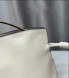 Luxurious Minimalist Soft Calfskin Bucket Bag | Shoulder Bag and Crossbody Bag for Women with Drawstring Closure