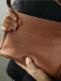 Luxury Black Leather Tote Bag, Handmade Togo and Lambskin Leather Shoulder Bag and Crossbody Square Bag