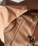 Luxury Cowhide Leather Hobo Bag | Soft Leather Shoulder & Crossbody Purse