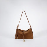 Luxury Cowhide Leather Hobo Bag | Soft Leather Shoulder & Crossbody Purse