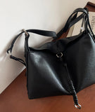 Luxury Cowhide Leather Hobo Bag | Soft Leather Shoulder & Crossbody Purse