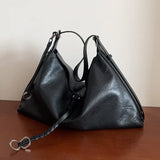 Luxury Cowhide Leather Hobo Bag | Soft Leather Shoulder & Crossbody Purse