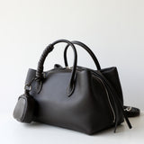 Luxury Cowhide Leather Tote Bag for Women — Handcrafted Large Shoulder Work Satchel with Laptop Compartment | Office, Travel & Everyday Carry