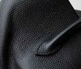 Luxury Cowhide Leather Tote Bag | Handcrafted Large Shoulder Work Satchel