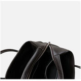 Luxury Cowhide Leather Tote Bag for Women — Handcrafted Large Shoulder Work Satchel with Laptop Compartment | Office, Travel & Everyday Carry