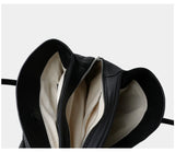 Luxury Cowhide Leather Tote Bag | Handcrafted Large Shoulder Work Satchel