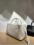 Luxury Cowhide Leather Tote Bag for Women — Handcrafted Large Shoulder Work Satchel with Laptop Compartment | Office, Travel & Everyday Carry