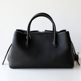 Luxury Cowhide Leather Tote Bag for Women — Handcrafted Large Shoulder Work Satchel with Laptop Compartment | Office, Travel & Everyday Carry