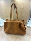 Luxury Cowhide Leather Tote Bag for Women — Handcrafted Large Shoulder Work Satchel with Laptop Compartment | Office, Travel & Everyday Carry