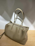 Luxury Cowhide Leather Tote Bag for Women — Handcrafted Large Shoulder Work Satchel with Laptop Compartment | Office, Travel & Everyday Carry