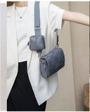Luxury Handmade Lambskin Woven Crossbody Bag, Soft Leather Shoulder Purse