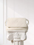 Luxury Handwoven Lambskin Crossbody Bag, Soft Leather Hobo Bag, Designer Craftsmanship Woven Flap Tote for Women
