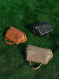 Luxury High Quality Pebbled Cowhide Leather Crossbody Bag, Minimalist Crossbody for Women, Lightweight Shoulder Satchel