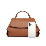 Luxury High Quality Pebbled Cowhide Leather Crossbody Bag, Minimalist Crossbody for Women, Lightweight Shoulder Satchel