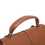 Luxury High Quality Pebbled Cowhide Leather Crossbody Bag, Minimalist Crossbody for Women, Lightweight Shoulder Satchel