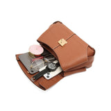 Luxury High Quality Pebbled Cowhide Leather Crossbody Bag, Minimalist Crossbody for Women, Lightweight Shoulder Satchel