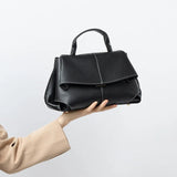 Luxury High Quality Pebbled Cowhide Leather Crossbody Bag, Minimalist Crossbody for Women, Lightweight Shoulder Satchel