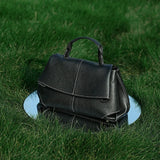 Luxury High Quality Pebbled Cowhide Leather Crossbody Bag, Minimalist Crossbody for Women, Lightweight Shoulder Satchel