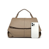 Luxury High Quality Pebbled Cowhide Leather Crossbody Bag, Minimalist Crossbody for Women, Lightweight Shoulder Satchel