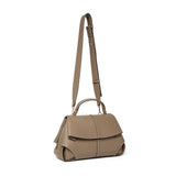 Luxury High Quality Pebbled Cowhide Leather Crossbody Bag, Minimalist Crossbody for Women, Lightweight Shoulder Satchel