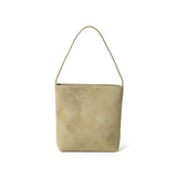 Luxury Small Suede Bucket Bag | Soft Sheepskin Suede Crossbody Purse