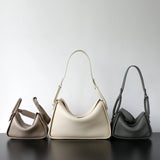 Luxury Togo Calfskin Leather Pillow Bag | Minimalist Slouchy Crossbody & Shoulder Bag | 2026 Designer Collection