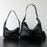 Luxury Togo Calfskin Leather Pillow Bag | Minimalist Slouchy Crossbody & Shoulder Bag | 2026 Designer Collection